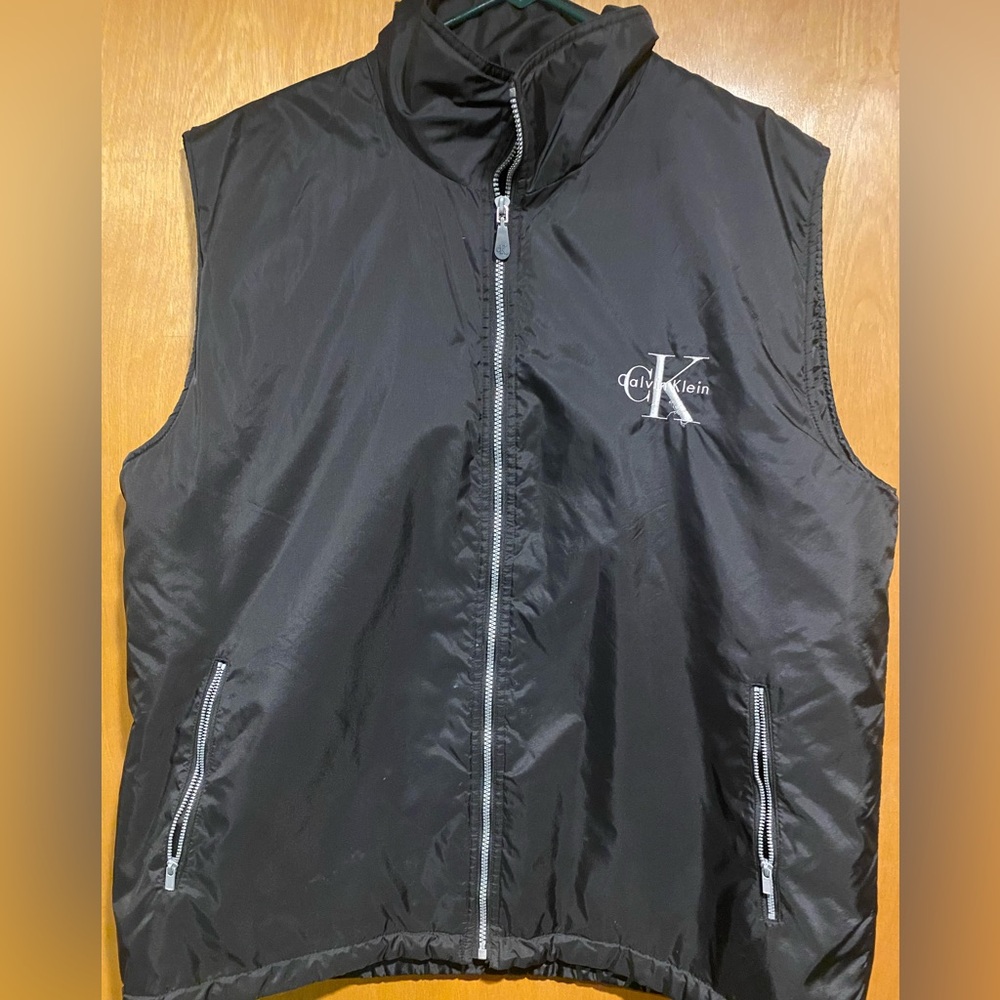 Calvin Klein Men's Sleek Black Vest XL